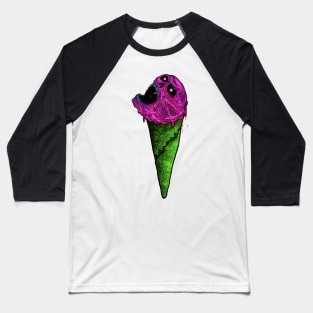 Cone Ice Scream Baseball T-Shirt